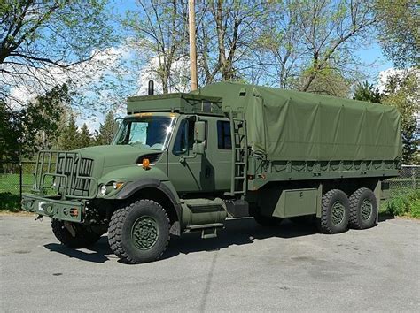  The truck is available in a variety of configurations (42, 44, 64, and 66) and engine types. . Navistar military vehicles for sale